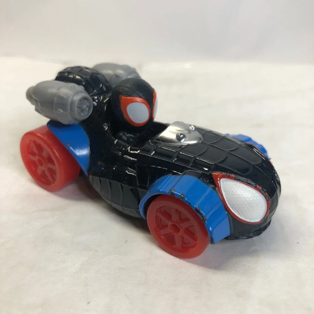2 Marvel Spidey & His Amazing Friends Amazing Metals Die Cast Cars Miles Morales